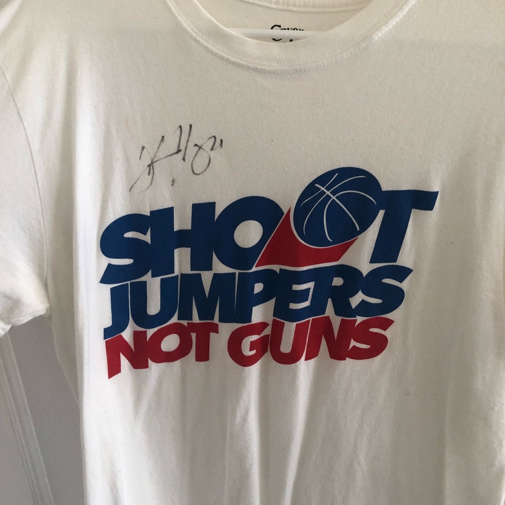 Signed Thaddeus Young T-shirt